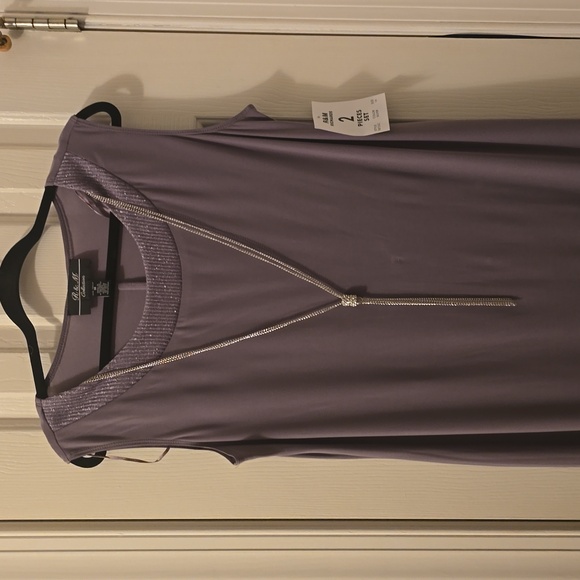 R & M COLLECTION BRAND WOMEN'S TWO PIECE FANCY DRESS AND MATCHING JACKET SIZE 14 - Picture 6 of 17